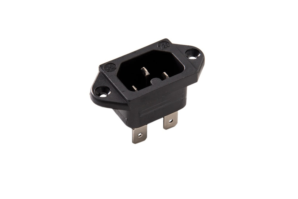 Martin Kaiser Hot Vertical Mount Appliance Plug C16 780 black - 780/48/SW [100 Pieces]