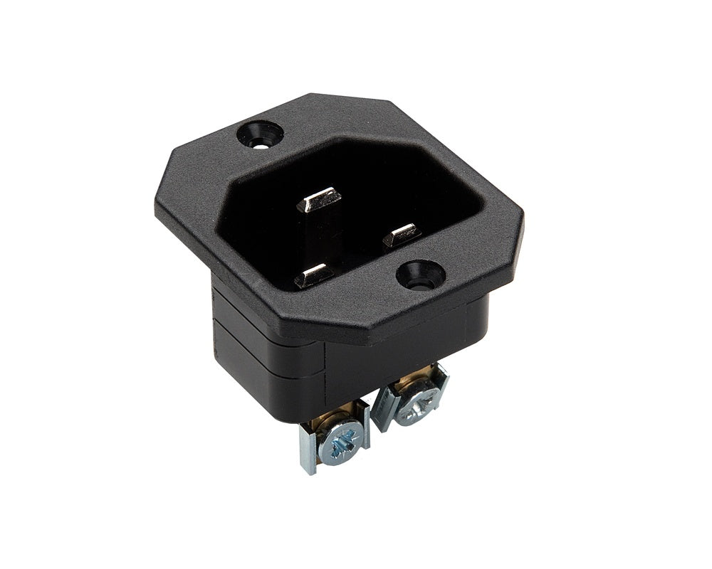 Martin Kaiser MK IEC Inlet Flange Appliance Plug C22 16A - 837/sw [25 Pieces]