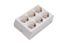 Martin Kaiser 6-Way Socket With Earthing Contact Arctic White - 526/kws [20 Pieces]