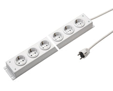 Martin Kaiser contactdoosstrip 6-voudig 90 graden 1,5M kabel - 1002ZL6WS15 [10 Stuks]