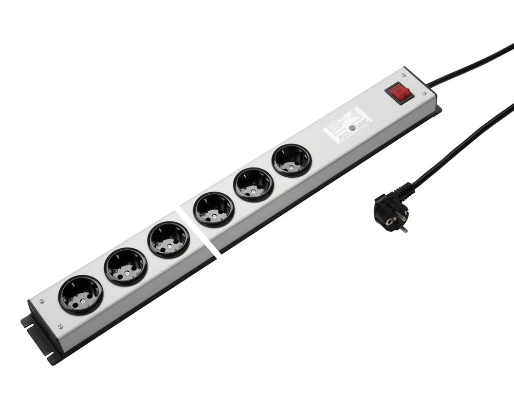 Martin Kaiser Power Strip 8-Way Switch Overvoltage Protection 3m Cable - 1035ZL8L-SW3 [10 Pieces]