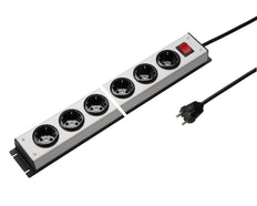 Martin Kaiser Power Strip 4-Way 35 degrees With Switch Earthing Cable 1.5m - 1056ZL4l-sw15 [10 Pieces]