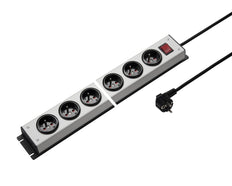 Martin Kaiser Power Strip 12-Way 90 Degree Earthing Pin With Switch - 1016KZL12L-SW15 [10 Pieces]