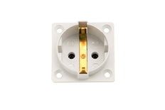 Martin Kaiser 1-Way In-Wall Device Socket with Earthing IP20 White - 386K/1/kws [45 Pieces]