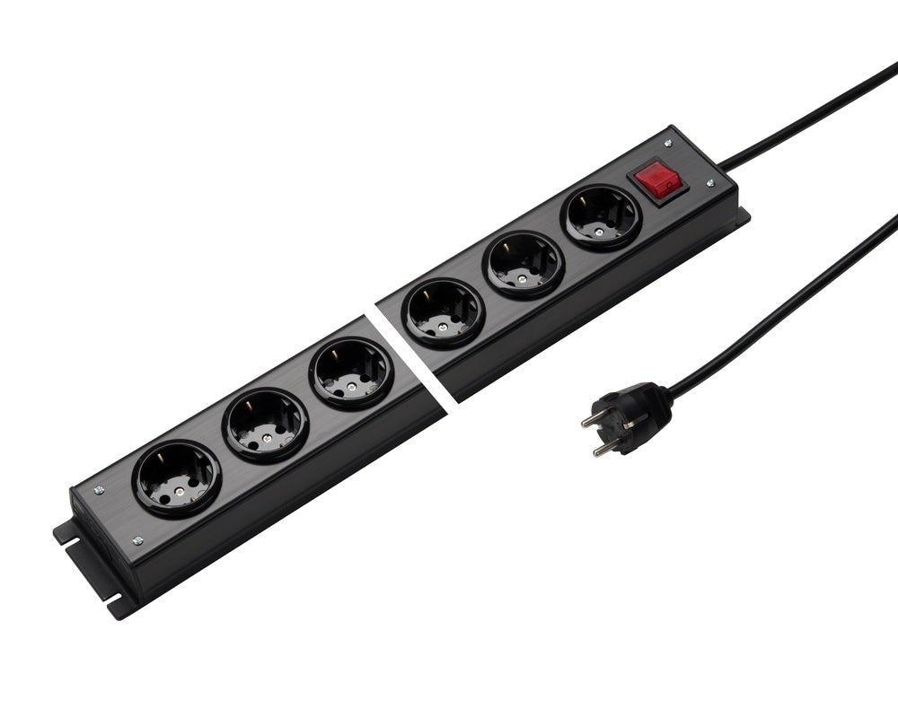 Martin Kaiser 5-Way Switched Power Strip With 1.5m Cable - 1001ZL5SW15 [10 Pieces]