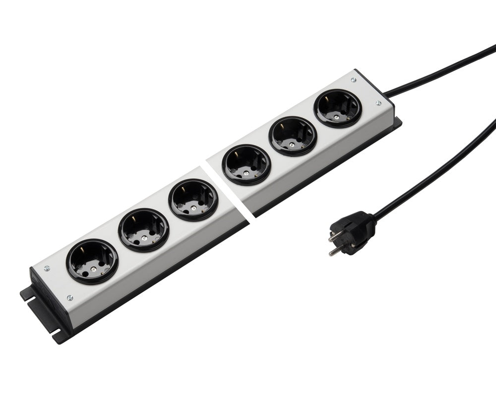 Martin Kaiser 10-Outlet Power Strip With 90-Degree Sockets - 1002ZL10L-SW15