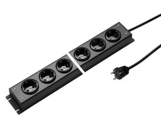 Martin Kaiser Power Outlet Strip 12-Way 90 degrees Earthing Contact 1.5M Cable - 1002ZL12SW15 [10 Pieces]
