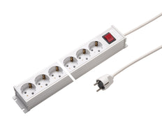 Martin Kaiser 6-Way Power Strip With Switch And 1.5m Cable - 1101ZL6ws15 [10 Pieces]