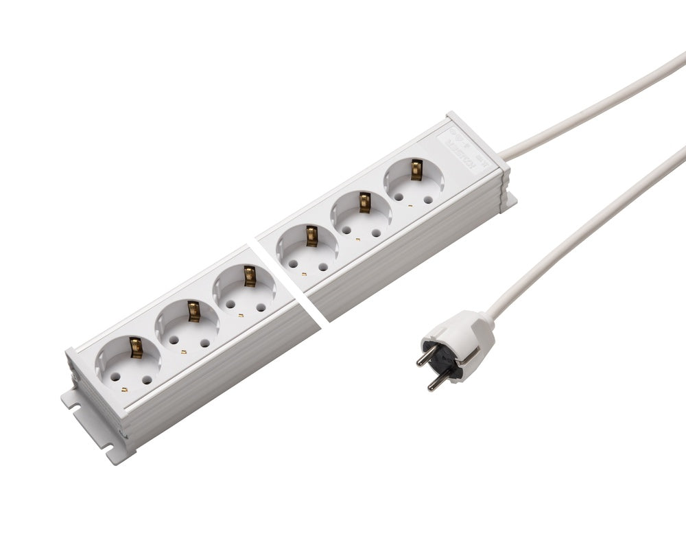 Martin Kaiser 4-Way Power Strip With Shutter And 1.5m Cable - 1102KZL4ws15 [10 Pieces]