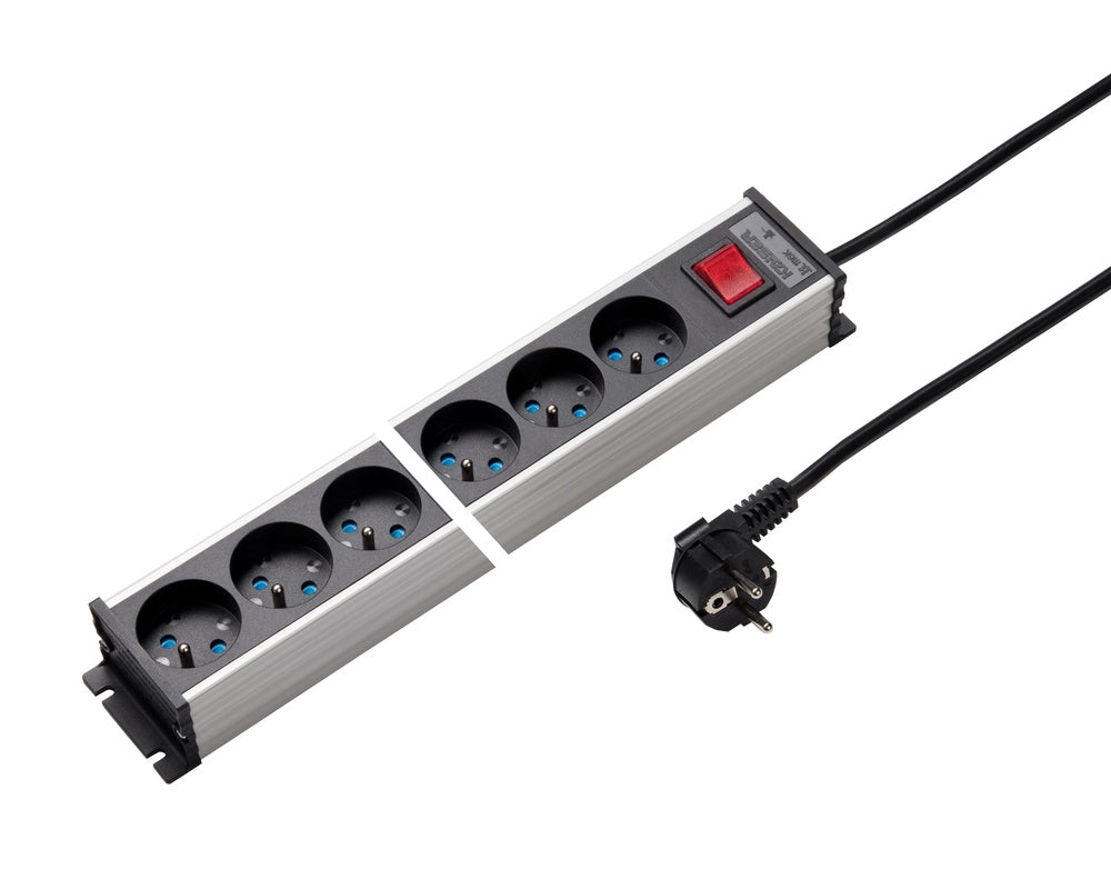 Martin Kaiser Power Outlet Strip 8-Way Earthing Pin With Switch And 1.5m Cable - 1116KZL8l-sw15 [10 Pieces]