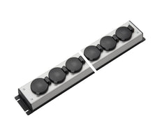 Martin Kaiser 6-Way Power Strip With Hinged Cover - 1059/6l-sw [10 Pieces]