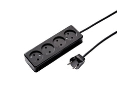 Martin Kaiser 4-Way Unearthed Socket with 1.5m Cable - 509ZL/15/sw [10 Pieces]