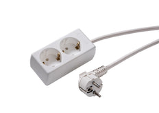 Martin Kaiser 2 Way Power Strip With 1.5m Cable - 1020ZL/15W/KWS
