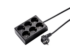 Martin Kaiser 6-Way Socket Earthing Contact With 1.5m Cable - 526ZL/15W/SW [10 Pieces]