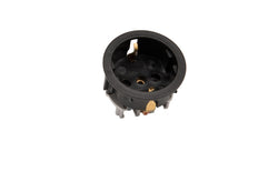 Martin Kaiser 1-Way Inbuilt Device Socket With Shutter IP20 Black - 391K/2/sw [50 Pieces]