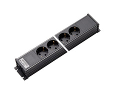 Martin Kaiser contactdoosstrip 5-voudig 45 graden AC166 zonder schakelaar - 1154/5-2/SW [10 Stuks]