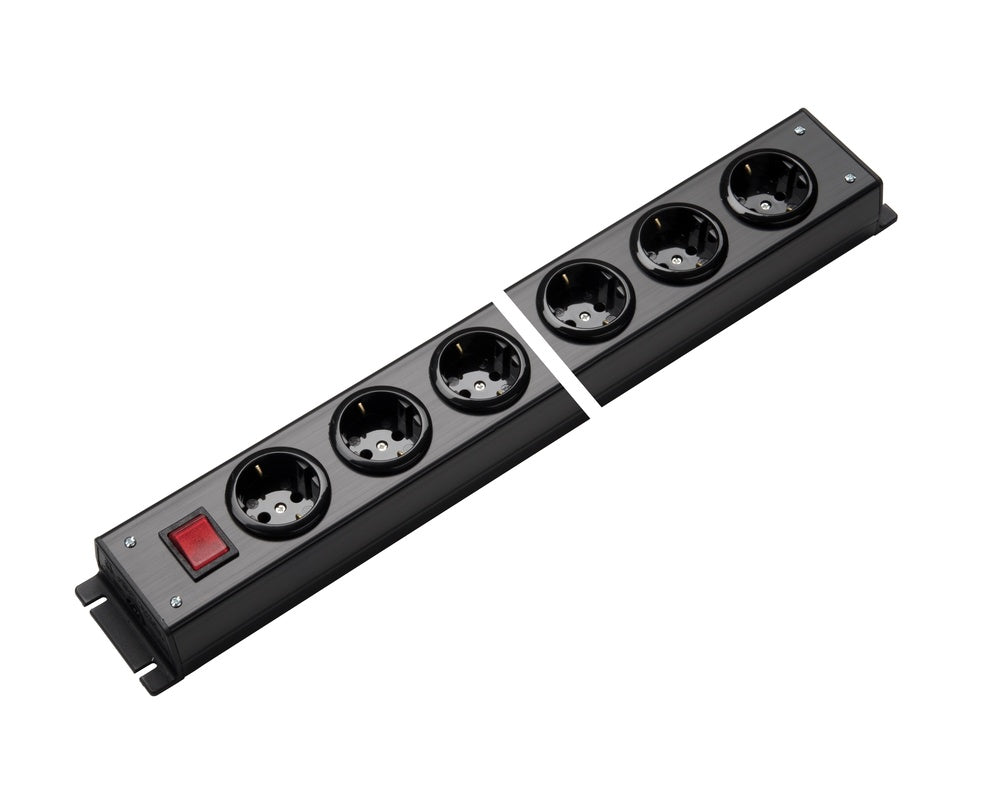 Martin Kaiser 10-Way Power Outlet Strip With Earthing Contact - 1001/10sw [10 Pieces]