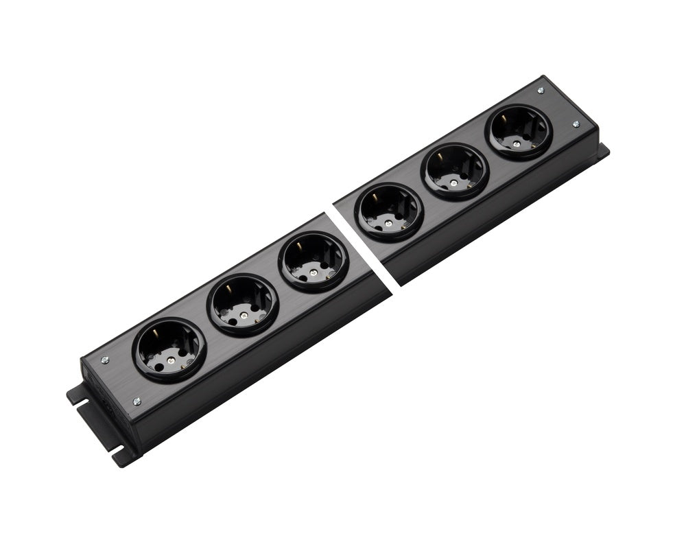 Martin Kaiser contactdoosstrip 6-voudig 90 graden aardingscontact - 1002/6sw [10 Stuks]