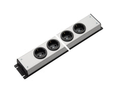 Martin Kaiser contactdoosstrip 4-voudig met aarding ingang en uitgang AC166 - 1054/4-2/l-sw [10 Stuks]