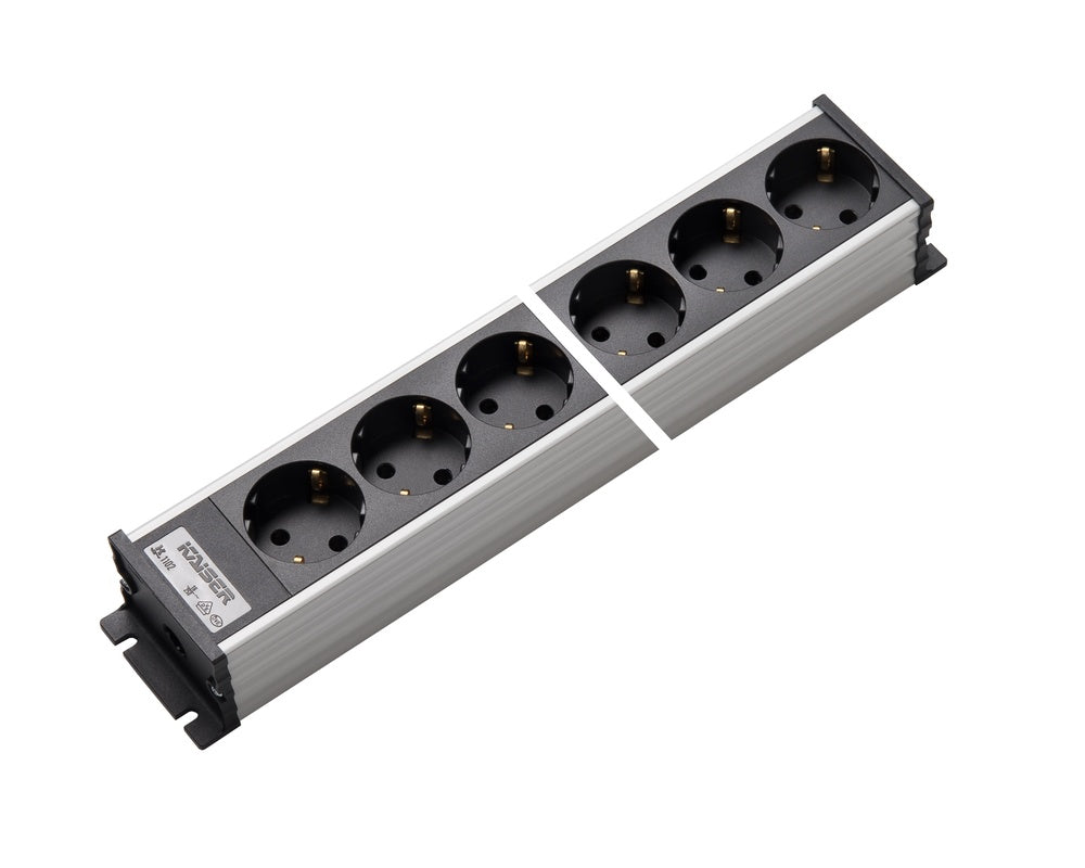 Martin Kaiser Power Outlet Strip 6-Way Without Switch - 1102/6l-sw [10 Pieces]