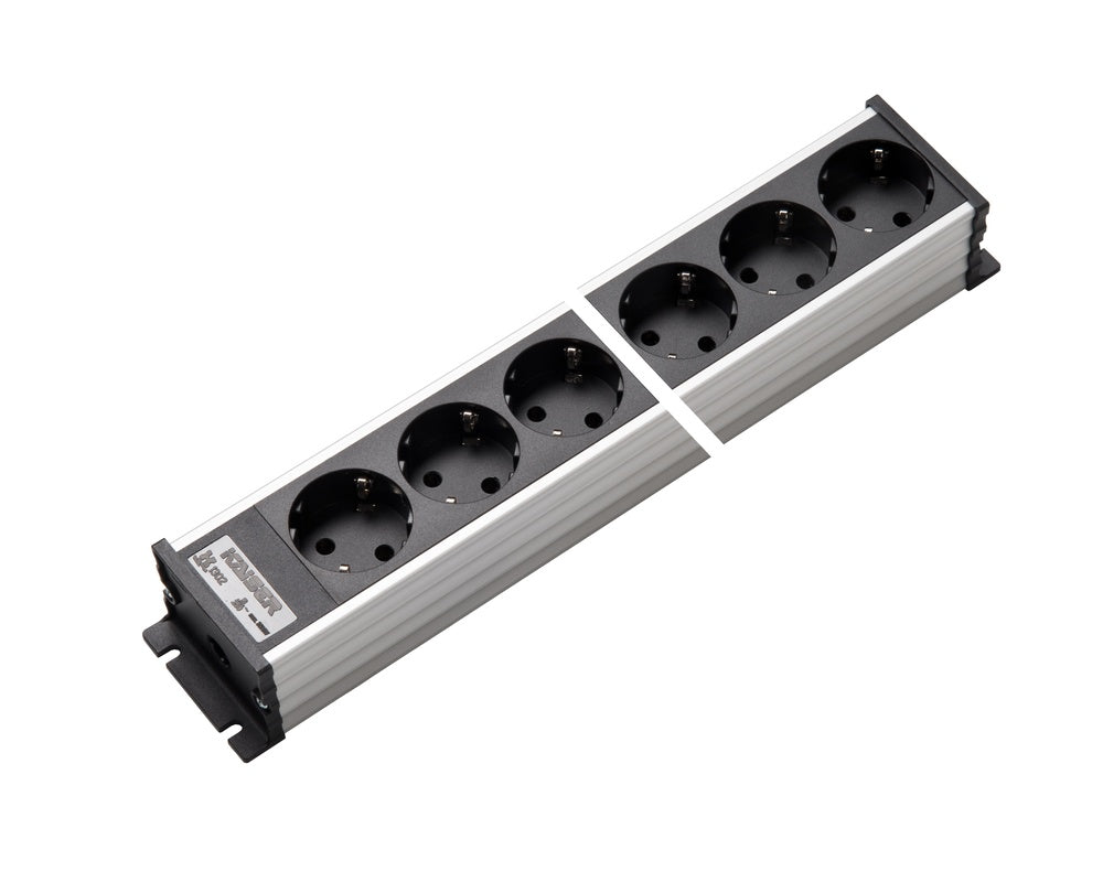 Martin Kaiser Aluminum 10-Way Power Outlet Strip Black - 1302/10sw [10 Pieces]
