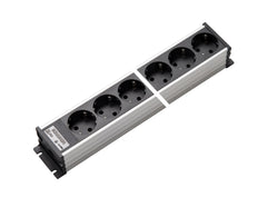 Martin Kaiser 8-Weg Aluminium Stopcontactstrip Aardingscontact - 1302/8sw [10 Stuks]