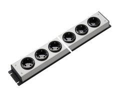 Martin Kaiser contactdoosstrip 6-voudig met randaarde - 1057/6l-sw [10 Stuks]