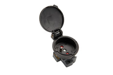 Martin Kaiser 1-Way Flush-Fitting Socket with Earthing Pin and Hinged Cover - 397K/sw [30 Pieces]