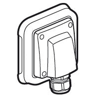 Legrand Plexo IP55 kabeluitgang ISO32 ingebouwd - 069850