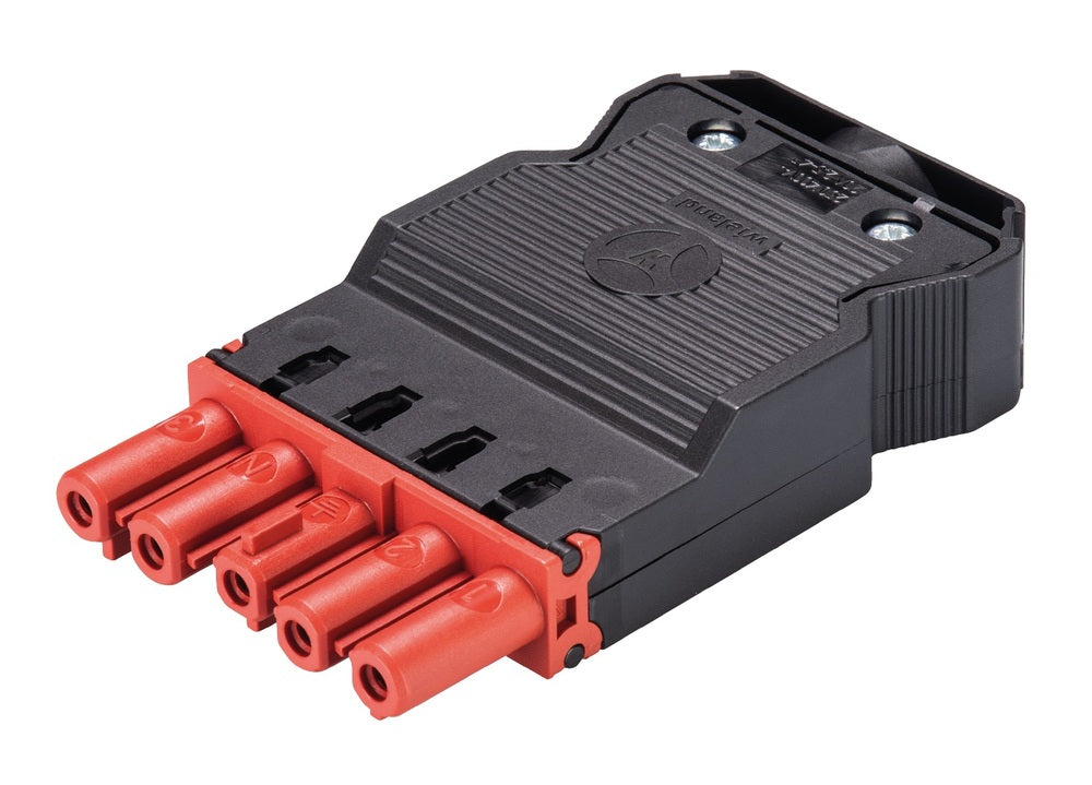 Wieland Gesis Classic Connector 5P Female Screw 20A - 92.953.5553.5 [50 Pieces]