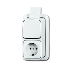 ABB Busch-Jaeger Opbouwschakelaar Combinatie - 2CKA001641A0236