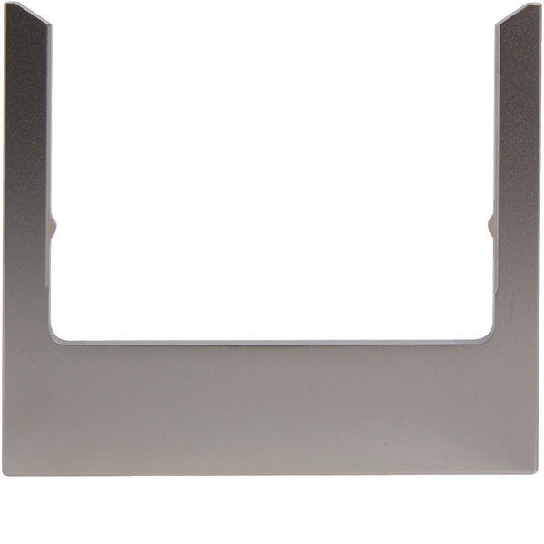 Hager Berker Design Frame Hoekig Roestvrij Staal - WD1263