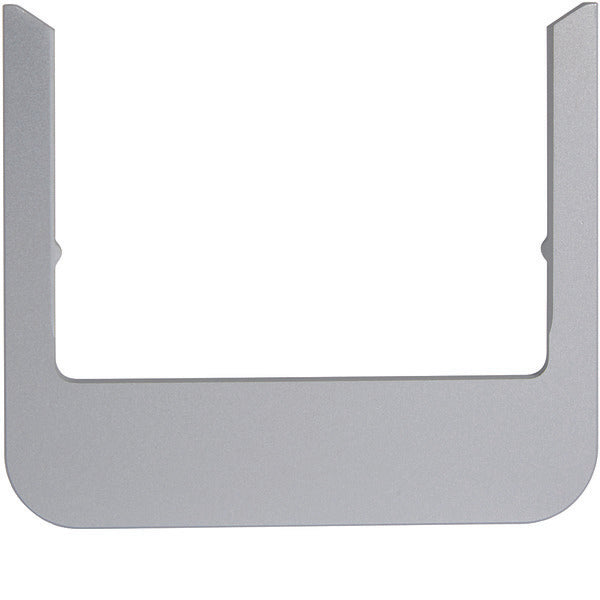 Hager Berker Design Raam Afgerond Aluminium - WD1153