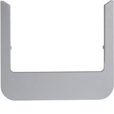 Hager Berker Design Raam Afgerond Aluminium - WD1153