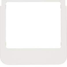 Hager Berker Design Afgerond Polair Wit Mat - WD1111 [2 stuks]