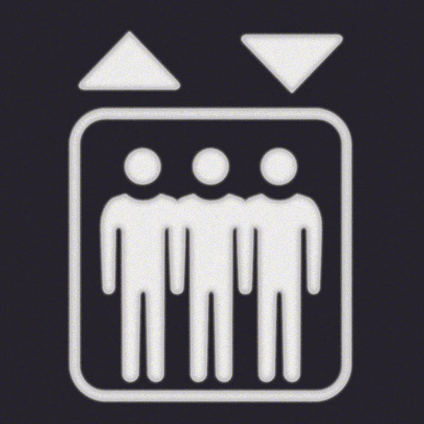 Hager Berker Folie Vierkant Met Lift Symbool Voor LED Knipperlicht - 19058005 [2 stuks]