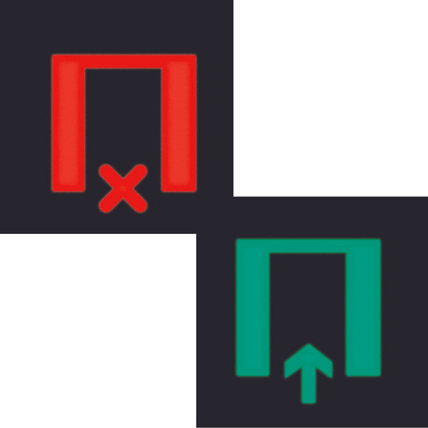 Hager Berker Bicolor Vierkante Folie Voor LED Knipperlicht - 19058012