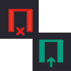 Hager Berker Bicolor Vierkante Folie Voor LED Knipperlicht - 19058012