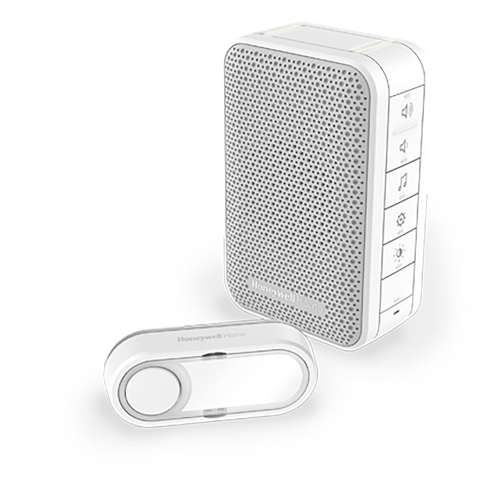 Honeywell draadloze deurbelkit met volumeregeling wit - DC313S