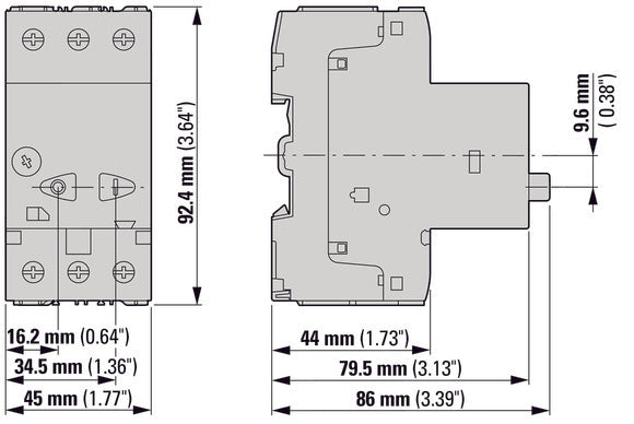 Eaton PKZM01 Motorbeschermingsschakelaar 6.3-10A - 286087