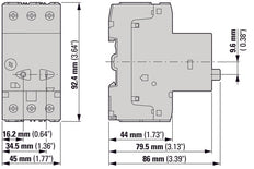 Eaton PKZM01-1 Motorbeschermingsschakelaar 0.63-1A - 278479