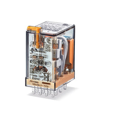 Finder 55.34 Industrieel 4CO Relais 7A 24VAC Met LED - 55.34.8.024.0050