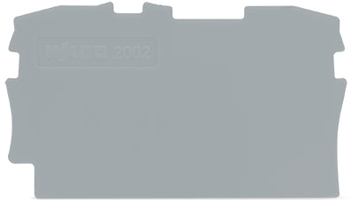Wago TopJob S Eind En Tussenplaat Grijs - 2002-1291 [20 Stuks]