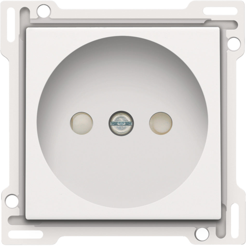 Witte Stopcontact Afdekking Met Kinderbeveiligingsluiken - 101-66501 [5 Stuks]