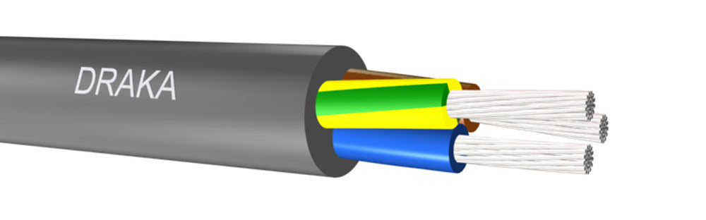 Draka Edrateen Hittebestendige Kabel 4G1mm² 110°C - 108066 [100 Meters]