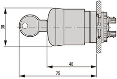 Eaton RMQ-Titan Noodstopknop IP66 38mm NC/NO - 216516