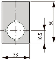 Eaton Noodstoplabel 50x33mm Geel - 216475 [2 Stuks]