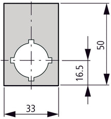 Eaton Noodstoplabel 50x33mm Geel - 216472 [2 Stuks]