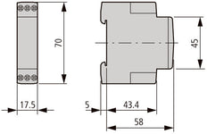 Multi Functie Tijdrelais ETR2 24-240V AC DC - 262689