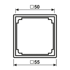 JUNG AS500 RJ45 Adapter Frame Alpine Wit - A590ZAWW [2 Stuks]